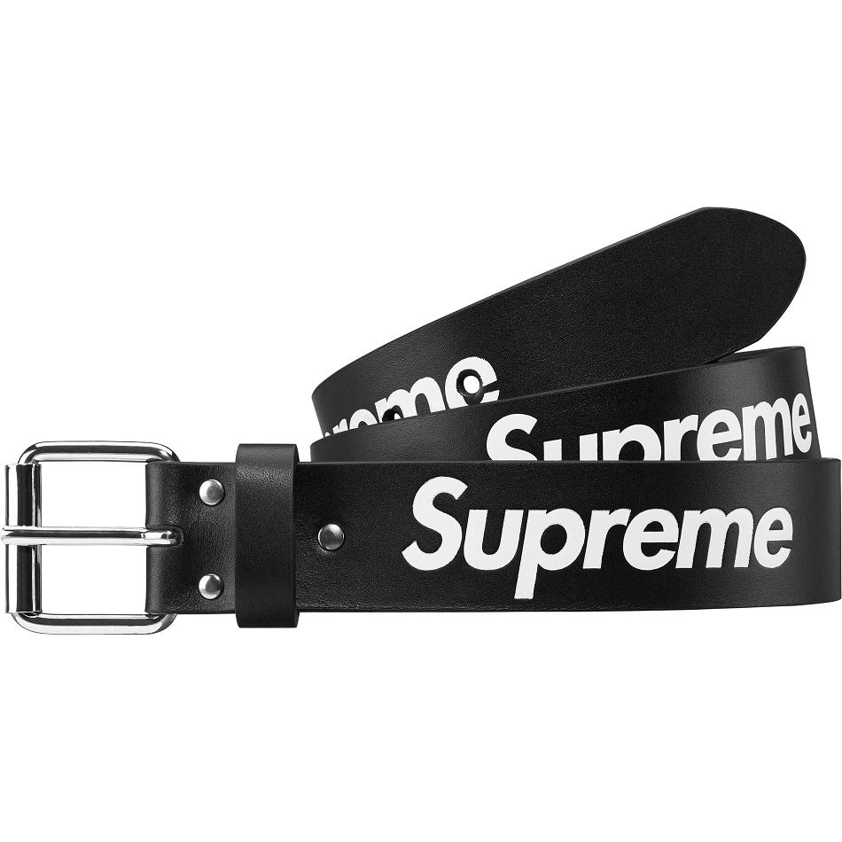 Cinturones Supreme Repeat Cuero Belt Negras | Supreme 469GL